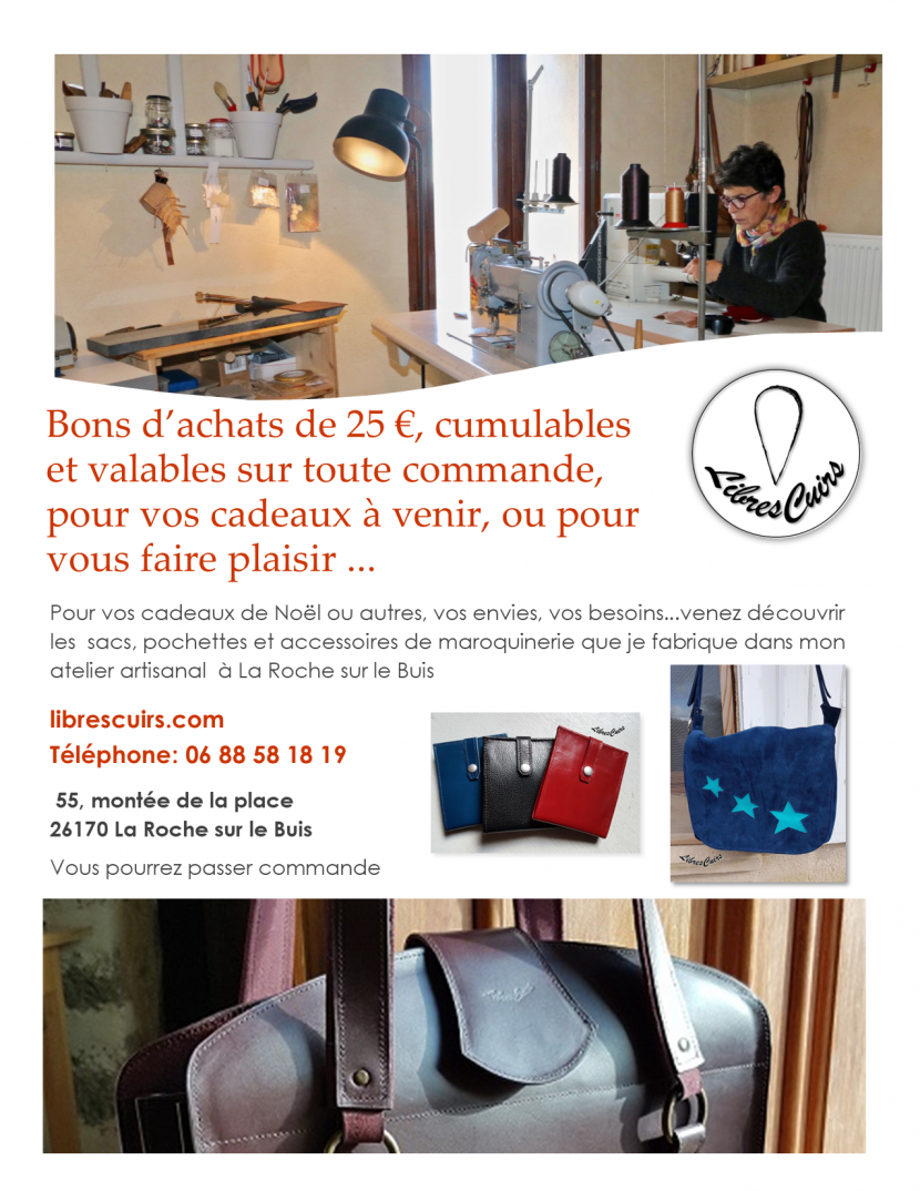 affiche de présentation des bons d'achats