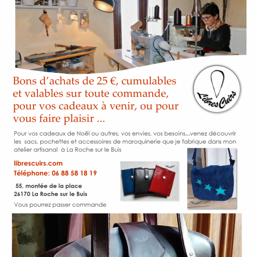 affiche de présentation des bons d'achats